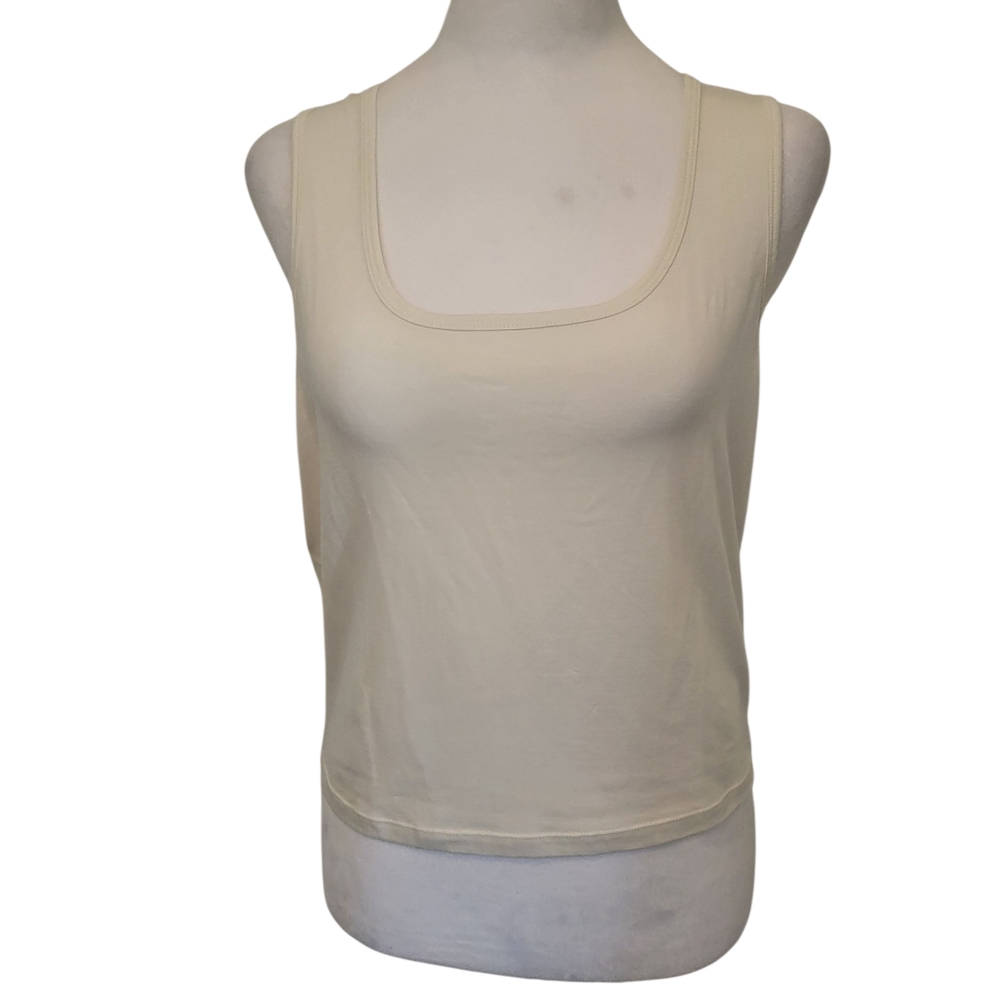 Fabletics Tank Cream sz XL